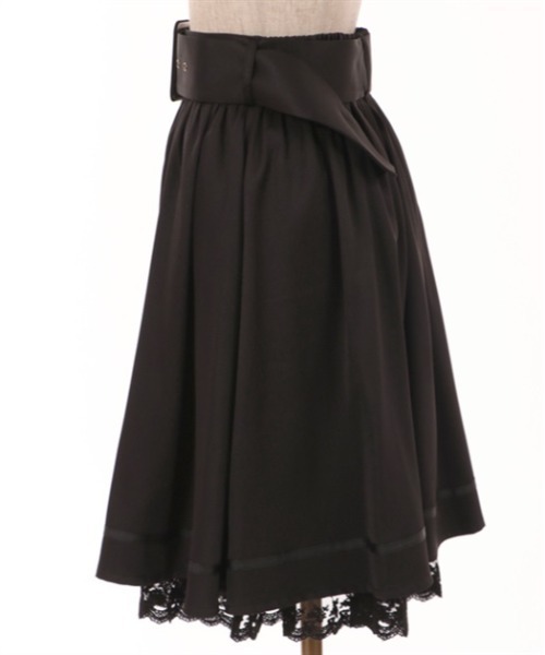 axes femme（アクシーズファム）の「ベルト付クラシカルスカート（スカート・レディース・ワイン/ブラウン/ブラック・FREE）」の8枚目の写真