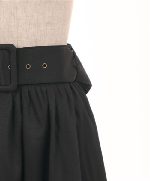 axes femme（アクシーズファム）の「ベルト付クラシカルスカート（スカート・レディース・ワイン/ブラウン/ブラック・FREE）」の10枚目の写真