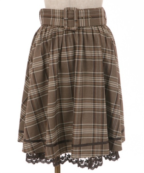 axes femme（アクシーズファム）の「ベルト付クラシカルスカート（スカート・レディース・ワイン/ブラウン/ブラック・FREE）」の13枚目の写真