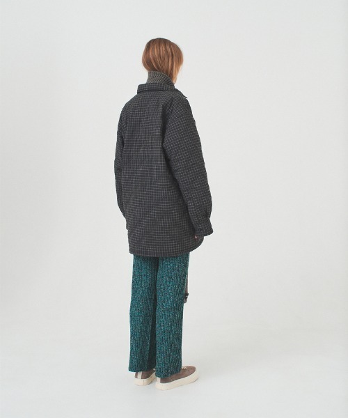 soduk(スドーク)の「padded jacket(ダウンジャケット/コート・レディース・グレー/ブラック・ONE SIZE)」の16枚目の写真