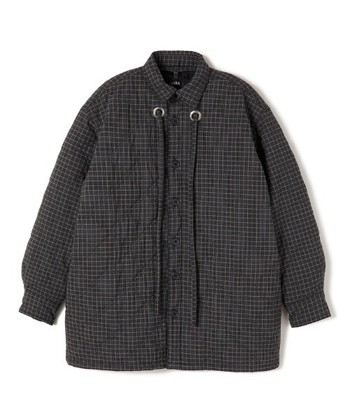 soduk(スドーク)の「padded jacket(ダウンジャケット/コート・レディース・グレー/ブラック・ONE SIZE)」の18枚目の写真
