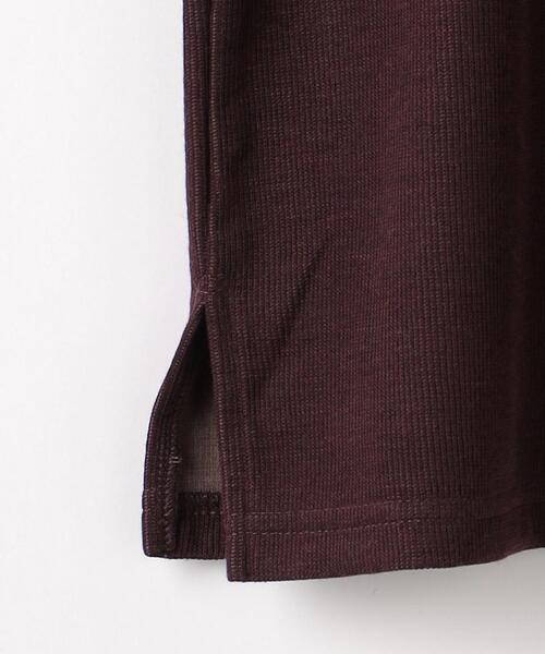 green label relaxing(グリーンレーベルリラクシング)の「メランジ ダブルフェイス ノーカラー カットソー(Tシャツ/カットソー・メンズ・ダークグレー/ワインレッド/ライトブルー/ライトグレー・XL/M/S/L)」の15枚目の写真