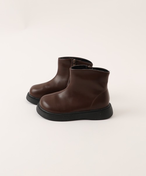 URBAN CHERRY（アーバンチェリー）の「ウエッジソールショートブーツ（ブーツ・キッズ・ブラック/ブラウン・19.5cm/21.5cm/21.0cm/18.5cm/20.0cm/17.0cm/17.5cm）」の8枚目の写真