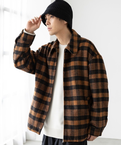 LAKOLE(ラコレ)の「シャギージャケット / 975205(ブルゾン・メンズ・グレー/ブラック/ブラウン・MEDIUM/LARGE)」の3枚目の写真