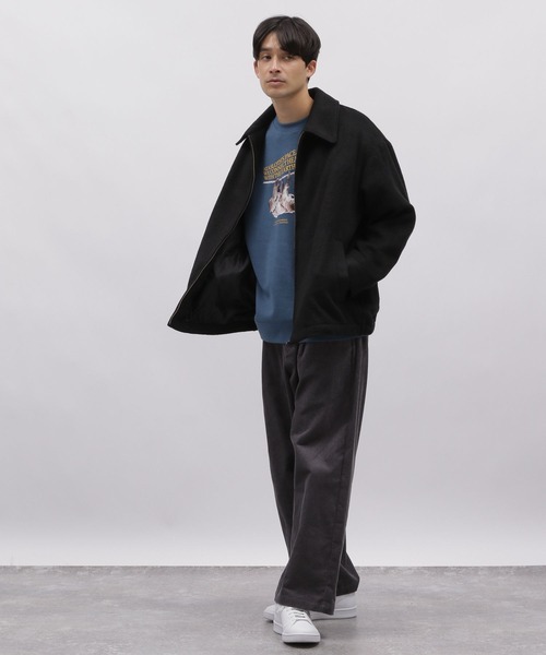 LAKOLE(ラコレ)の「シャギージャケット / 975205(ブルゾン・メンズ・グレー/ブラック/ブラウン・MEDIUM/LARGE)」の4枚目の写真