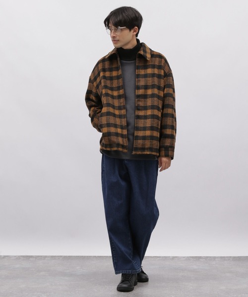 LAKOLE(ラコレ)の「シャギージャケット / 975205(ブルゾン・メンズ・グレー/ブラック/ブラウン・MEDIUM/LARGE)」の8枚目の写真