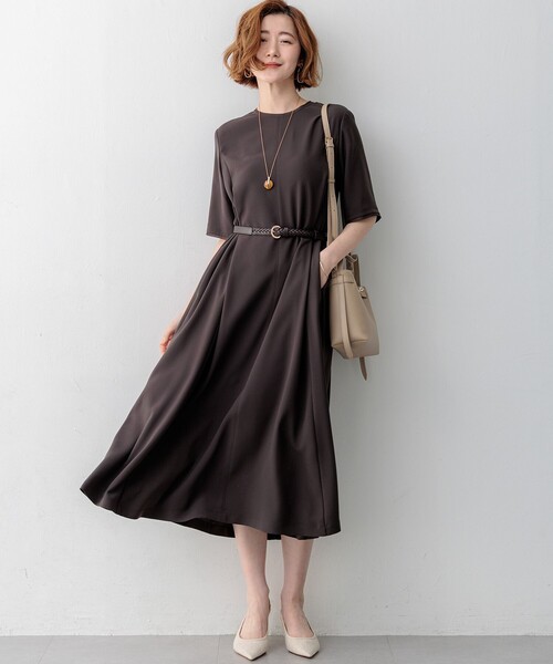 23区（ニジュウサンク）の「メッシュ ナローベルト（ベルト・レディース・ホワイト系/ブラウン系/ブラック系/ダークブラウン系・32/38/44）」の17枚目の写真