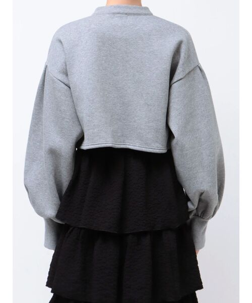 merry jenny（メリージェニー）の「リボンスナップカーディガン（カーディガン/ボレロ・レディース・グレー/オフホワイト・FREE）」の21枚目の写真