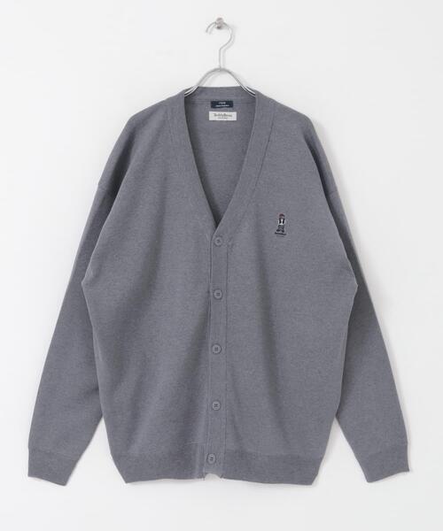 TeddyBear SPORTS BRAND（テディベアスポーツブランド）の「TEDDY BEAR ミラノリブニットカーデ（カーディガン/ボレロ・メンズ・マスタード/グレー/ブラック・LARGE/MEDIUM）」の4枚目の写真