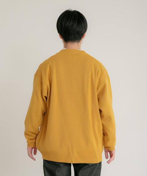 TeddyBear SPORTS BRAND（テディベアスポーツブランド）の「TEDDY BEAR ミラノリブニットカーデ（カーディガン/ボレロ・メンズ・マスタード/グレー/ブラック・LARGE/MEDIUM）」の8枚目の写真