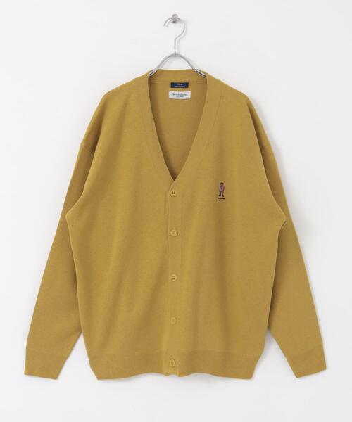 TeddyBear SPORTS BRAND（テディベアスポーツブランド）の「TEDDY BEAR ミラノリブニットカーデ（カーディガン/ボレロ・メンズ・マスタード/グレー/ブラック・LARGE/MEDIUM）」の12枚目の写真