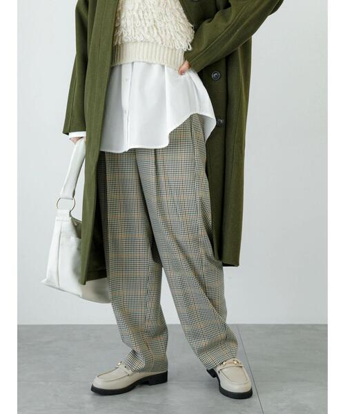 Lugnoncure（ルノンキュール）の「【BRING Material】パンツ(セットアップ可)（その他パンツ・レディース・オフホワイト/ベージュ/グレー・F）」の3枚目の写真