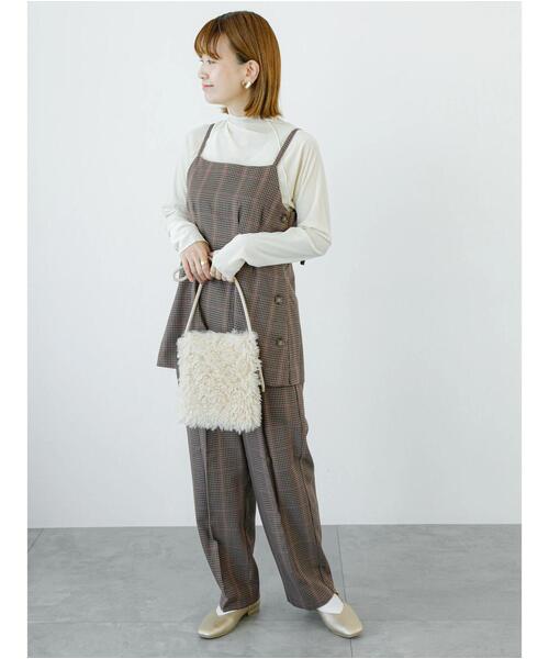 Lugnoncure（ルノンキュール）の「【BRING Material】パンツ(セットアップ可)（その他パンツ・レディース・オフホワイト/ベージュ/グレー・F）」の8枚目の写真