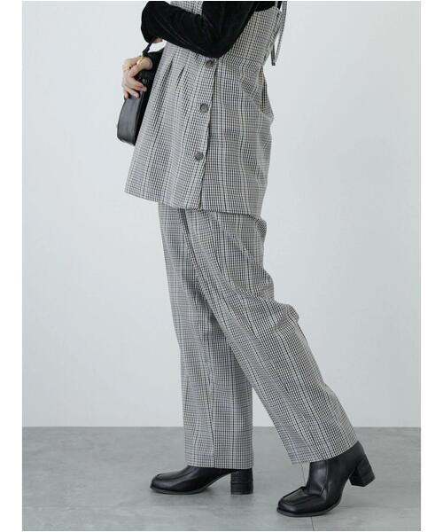 Lugnoncure（ルノンキュール）の「【BRING Material】パンツ(セットアップ可)（その他パンツ・レディース・オフホワイト/ベージュ/グレー・F）」の15枚目の写真