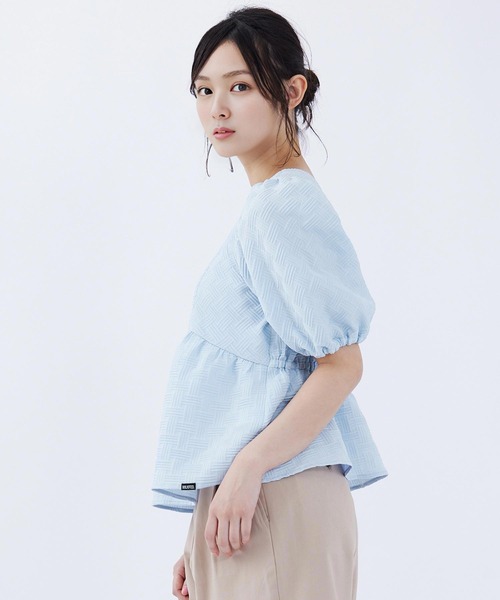 【セール】PUFF SLEEVE BLOUSE（シャツ/ブラウス）｜MILKFED.（ミルクフェド）