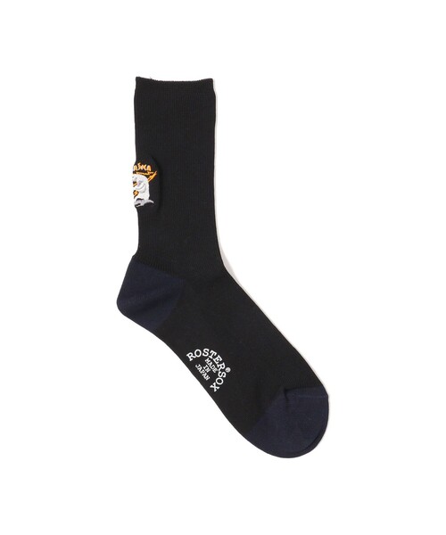 BEAMS BOY（ビームスボーイ）の「ROSTER SOX × BEAMS BOY / 別注 アラスカ ソックス（ソックス/靴下・レディース・ブラック/オフホワイト・ONE SIZE）」の2枚目の写真