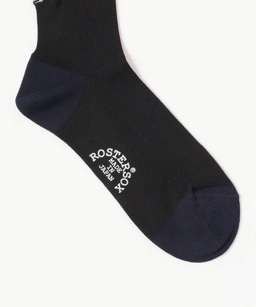 BEAMS BOY（ビームスボーイ）の「ROSTER SOX × BEAMS BOY / 別注 アラスカ ソックス（ソックス/靴下・レディース・ブラック/オフホワイト・ONE SIZE）」の6枚目の写真