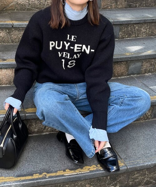 fredy emue(フレディエミュ)の「ストレートデニムパンツ【ネームパッチあり】(デニムパンツ・レディース・サックスブルー/ブラック/ブルー・38/36)」の20枚目の写真