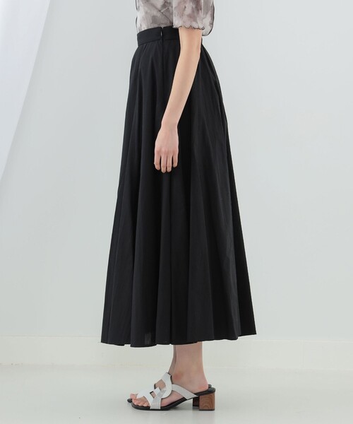 Ray BEAMS（レイビームス）の「Ray BEAMS / コットン ロング フレアスカート（スカート・レディース・ブラック/ブルー/イエロー・0/1）」の6枚目の写真