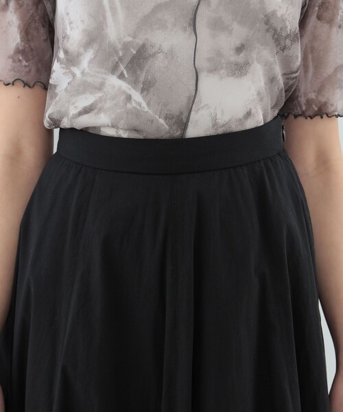 Ray BEAMS（レイビームス）の「Ray BEAMS / コットン ロング フレアスカート（スカート・レディース・ブラック/ブルー/イエロー・0/1）」の8枚目の写真