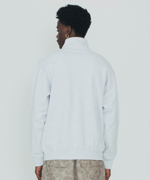 SILAS（サイラス）の「HALF ZIP SWEATSHIRT（スウェット・メンズ・アッシュ/ネイビー/ブラック・M/L/XL）」の5枚目の写真
