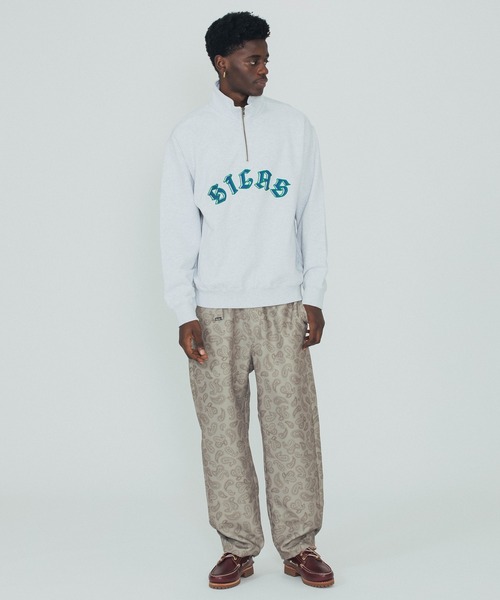 SILAS（サイラス）の「HALF ZIP SWEATSHIRT（スウェット・メンズ・アッシュ/ネイビー/ブラック・M/L/XL）」の6枚目の写真