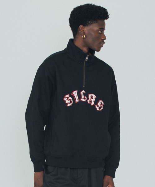 SILAS（サイラス）の「HALF ZIP SWEATSHIRT（スウェット・メンズ・アッシュ/ネイビー/ブラック・M/L/XL）」の15枚目の写真