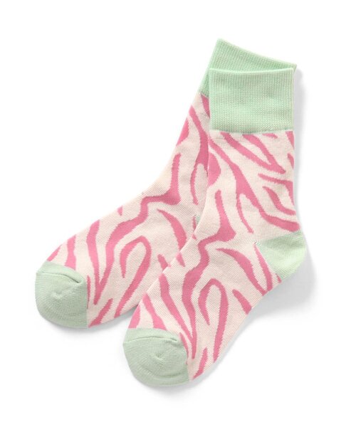 BREEZE(ブリーズ)の「GIRLS総柄いろいろソックス(ソックス/靴下・キッズ・ブルー/ピンク/アイボリー・15 /18/21)」の5枚目の写真