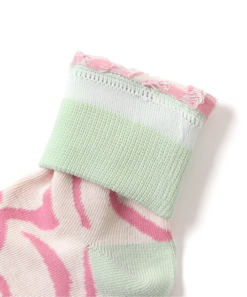 BREEZE(ブリーズ)の「GIRLS総柄いろいろソックス(ソックス/靴下・キッズ・ブルー/ピンク/アイボリー・15 /18/21)」の7枚目の写真