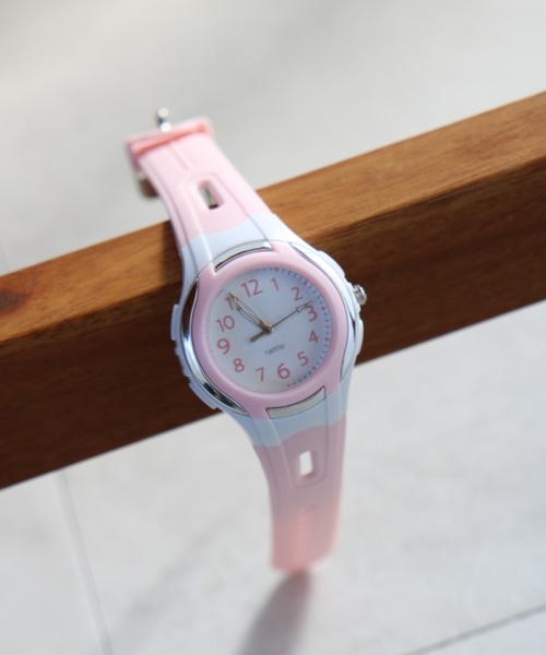 SiNCERE(シンシア)の「〈nattito/ナティート〉casual watch/カジュアルウォッチ ファシー(アナログ腕時計・レディース・ホワイト/ピンク/グリーン/グレー/ブルー/ブラック・ONE SIZE)」の6枚目の写真