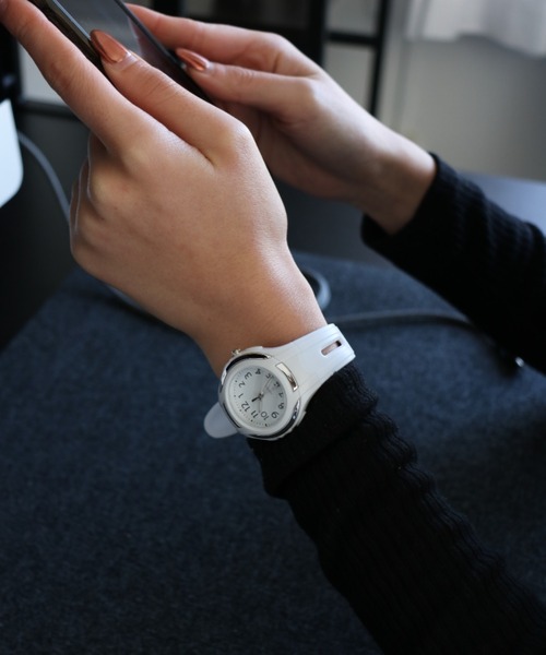 SiNCERE(シンシア)の「〈nattito/ナティート〉casual watch/カジュアルウォッチ ファシー(アナログ腕時計・レディース・ホワイト/ピンク/グリーン/グレー/ブルー/ブラック・ONE SIZE)」の9枚目の写真