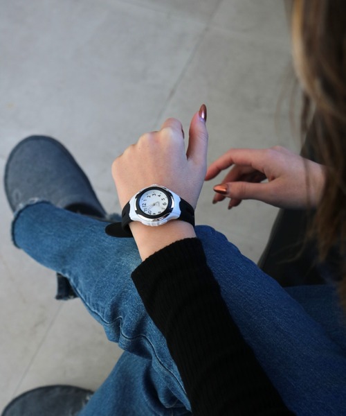 SiNCERE(シンシア)の「〈nattito/ナティート〉casual watch/カジュアルウォッチ ファシー(アナログ腕時計・レディース・ホワイト/ピンク/グリーン/グレー/ブルー/ブラック・ONE SIZE)」の8枚目の写真