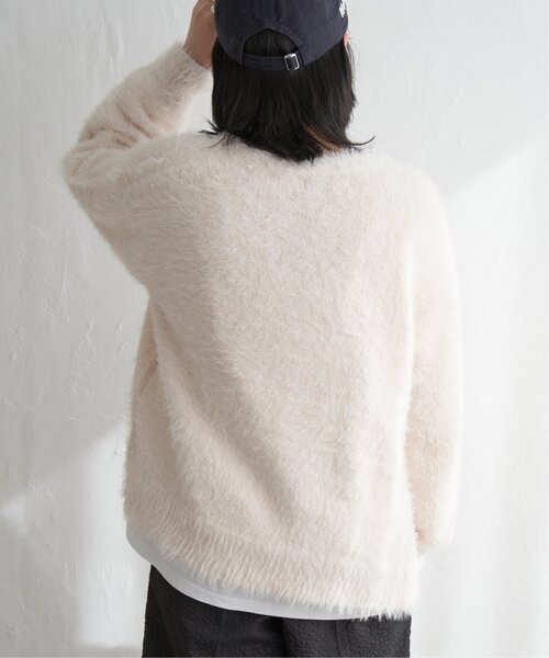 VENCEEXCHANGE（ヴァンスエクスチェンジ）の「シャギーニットカーディガン（カーディガン/ボレロ・レディース・ピンク系/グレー/ミント/ネイビー/オフホワイト・FREE）」の11枚目の写真