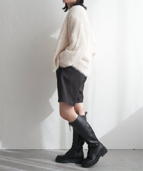 VENCEEXCHANGE（ヴァンスエクスチェンジ）の「シャギーニットカーディガン（カーディガン/ボレロ・レディース・ピンク系/グレー/ミント/ネイビー/オフホワイト・FREE）」の12枚目の写真