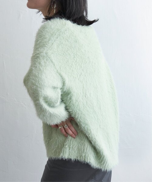 VENCEEXCHANGE（ヴァンスエクスチェンジ）の「シャギーニットカーディガン（カーディガン/ボレロ・レディース・ピンク系/グレー/ミント/ネイビー/オフホワイト・FREE）」の19枚目の写真