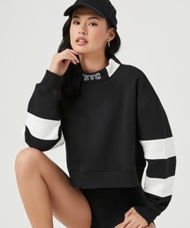 Wライン裏毛プルオーバー