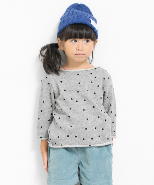 URBAN RESEARCH DOORS KIDS（アーバン リサーチ ドアーズ キッズ　）の「FORK&SPOON　裏毛ドロップショルダー(KIDS)（Tシャツ/カットソー・キッズ・グレー/グリーン/グレー系その他・120/135/90/105）」の3枚目の写真