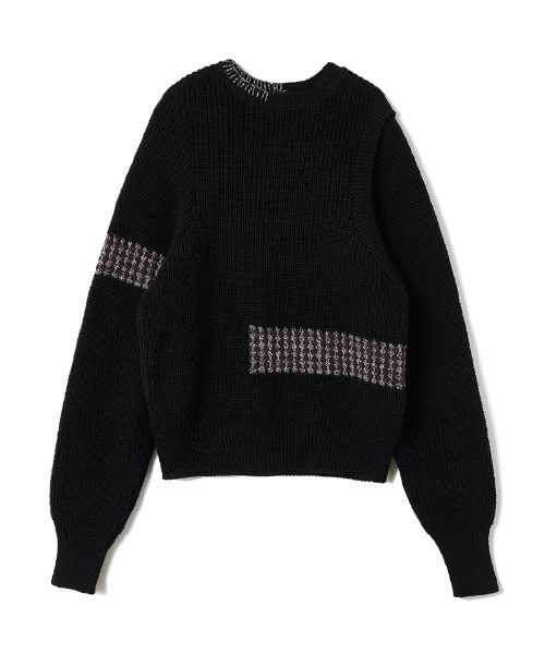 soduk スドーク リボン ボウタイ ニットblack セーター ブラック soduk スドーク リボン ボウタイ ニットblack セーター ブラック Soduk