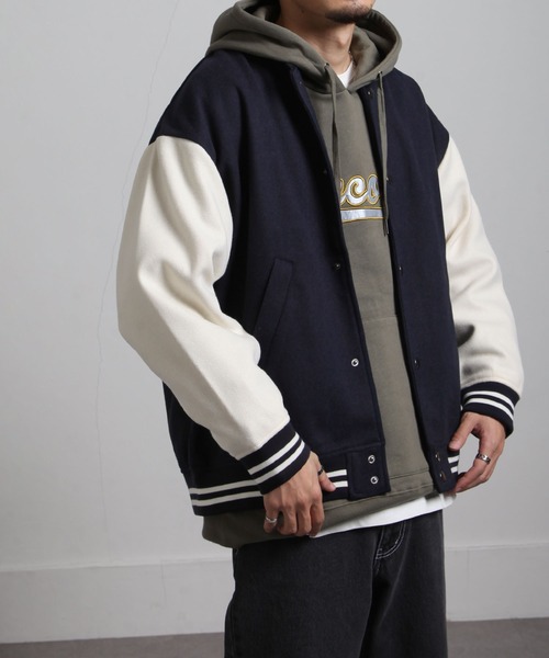 UNUSED こころよき アンユーズド カシミア混メルトンスタジャン 2 