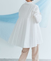 プリーツ」に該当するシャツ/ブラウス（コットン）ファッション