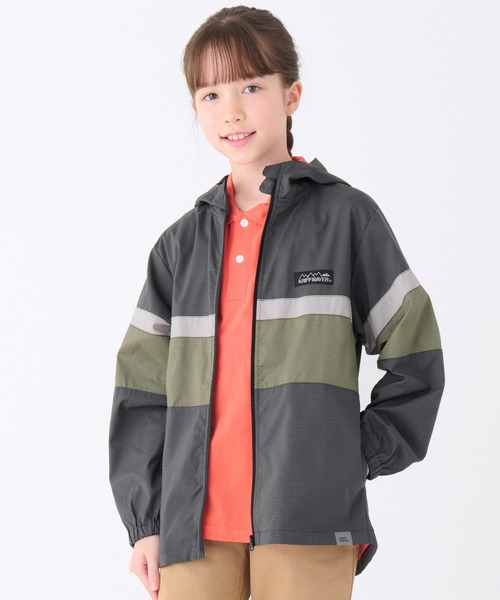 KRIFF MAYER Kid's Collection(クリフメイヤーキッズコレクション)の「【超軽量・通気性・撥水】さらさらエアーパーカー(ナイロンジャケット・キッズ・カーキ/ネイビー/チャコール/イエロー/グレー・170/150/140/130/120/160)」の3枚目の写真