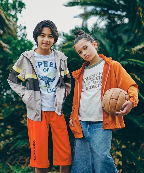 KRIFF MAYER Kid's Collection(クリフメイヤーキッズコレクション)の「【超軽量・通気性・撥水】さらさらエアーパーカー(ナイロンジャケット・キッズ・カーキ/ネイビー/チャコール/イエロー/グレー・170/150/140/130/120/160)」の8枚目の写真