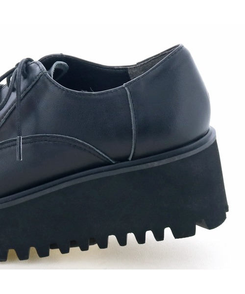 あしながおじさん（アシナガオジサン）の「軽量│厚底レースアップシューズ　7210119（ドレスシューズ・レディース・ブラック/クリアブラック/シルバー・22.5cm/23.5cm/24.5cm/23.0cm/24.0cm/23cm/24cm）」の17枚目の写真