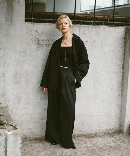 Happy John（ハッピージョン）の「cross tuck slacks pants/クロス