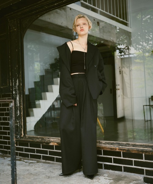 【美品】ディオール オム　スラックス　ツギハギ パッチワーク　ブラック　クリス期 美品】ディオール オム スラックス ツギハギ パッチワーク