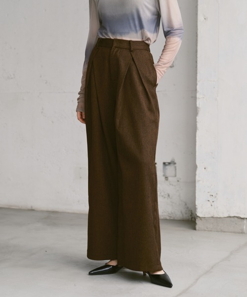 Happy John（ハッピージョン）の「cross tuck slacks pants/クロス