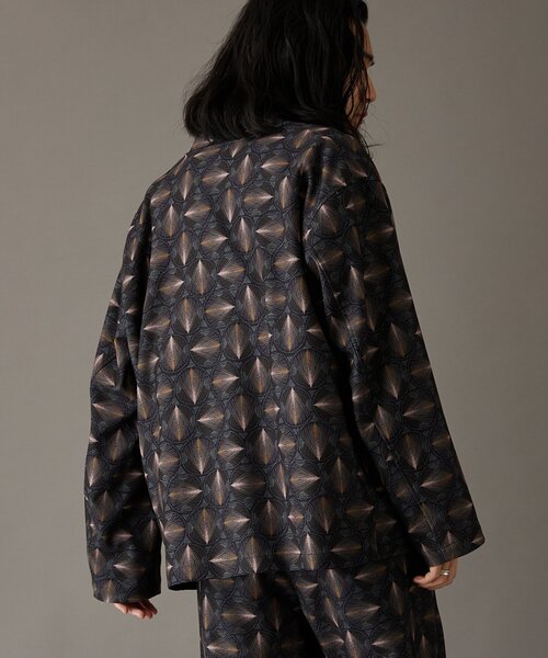 JOURNAL STANDARD（ジャーナルスタンダード）の「RIRANCHA / リランチェ ブッチャー カーディガン（ノーカラージャケット・メンズ・ブラック/ブラック系その他/チャコールグレー/ブラウン/ベージュ/レッド・SMALL/MEDIUM/LARGE）」の11枚目の写真