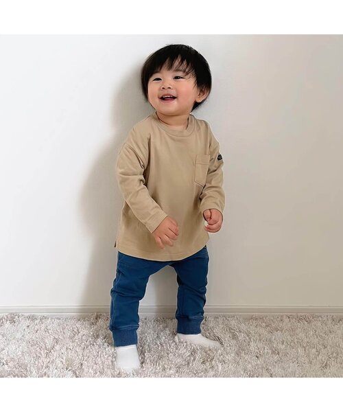 ボーダーズ♡アシンメトリーTEE アシンメトリーギャザーTOPS（カットソー/Tシャツ