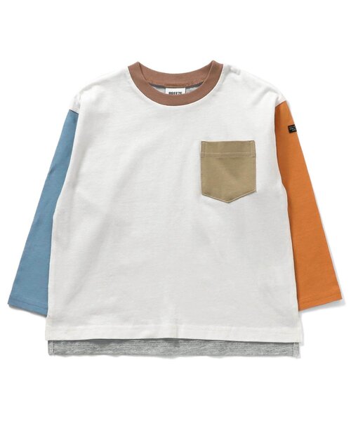 WEB限定・ユニセックス】ボーダー&無地長袖Tシャツ（Tシャツ