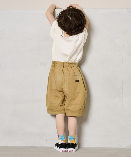 Life Support Products（ライフサポートプロダクツ）の「ポプリン6分丈ビックショートパンツ（90～150cm）（その他パンツ・キッズ・チャコール/ベージュ/グリーン/グレー・90/100/110/120/130/140/150）」の10枚目の写真